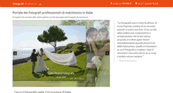 Desktop Screenshot of fotografi-matrimonio.com