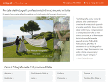 Tablet Screenshot of fotografi-matrimonio.com